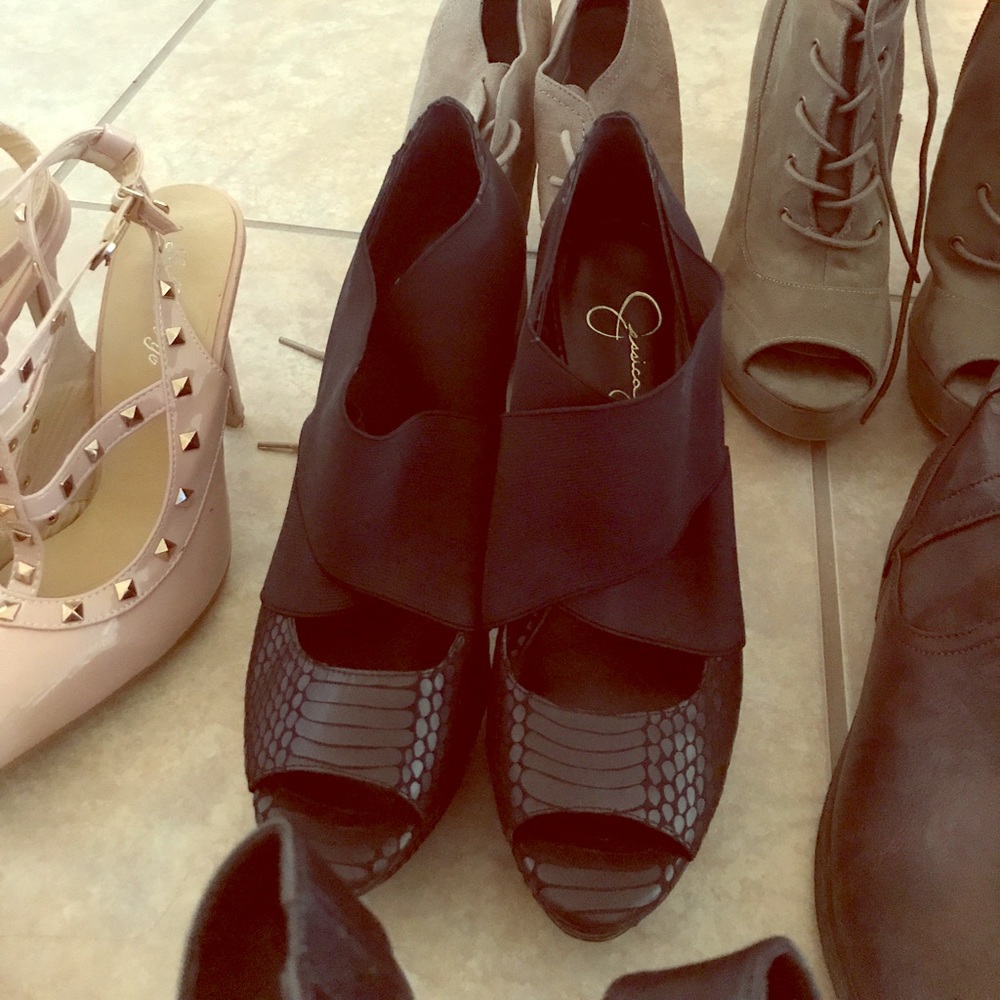 Black heels